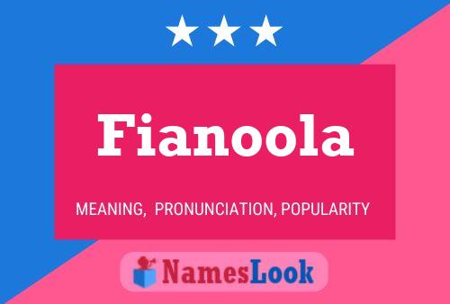 Постер имени Fianoola