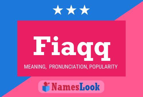 Постер имени Fiaqq