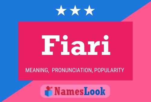 Постер имени Fiari