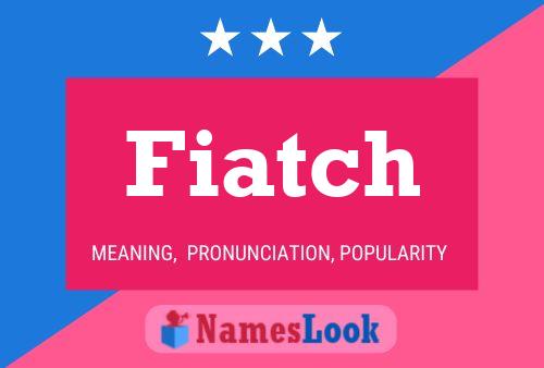 Постер имени Fiatch