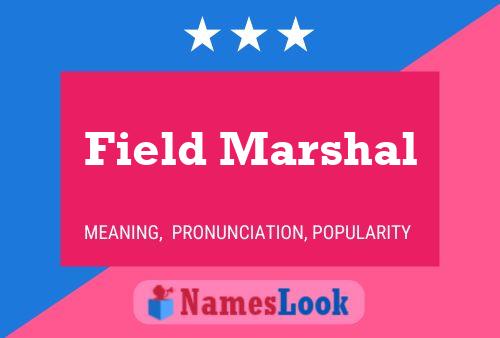 Постер имени Field Marshal