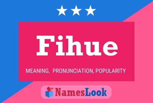 Постер имени Fihue