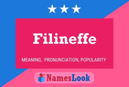 Постер имени Filineffe