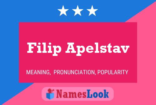 Постер имени Filip Apelstav