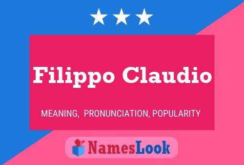 Постер имени Filippo Claudio