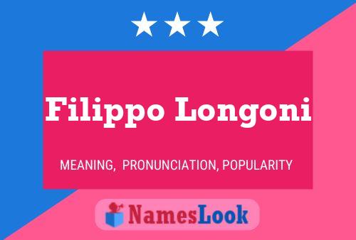 Постер имени Filippo Longoni