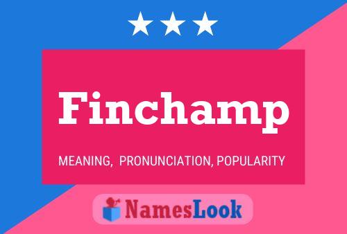 Постер имени Finchamp