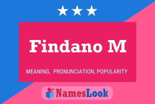 Постер имени Findano M