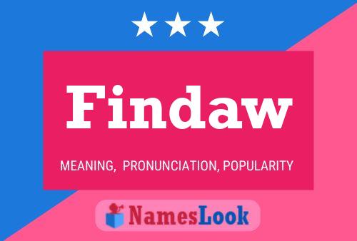 Постер имени Findaw