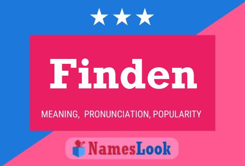 Постер имени Finden