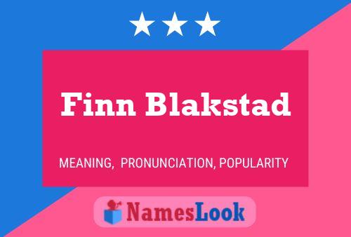 Постер имени Finn Blakstad