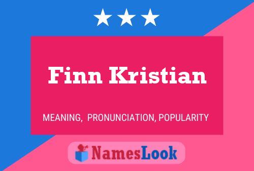 Постер имени Finn Kristian