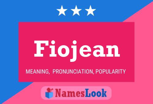 Постер имени Fiojean