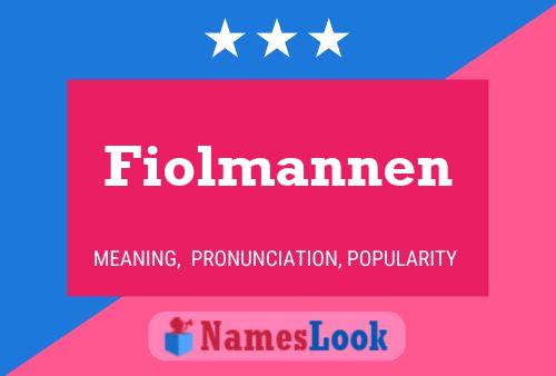 Постер имени Fiolmannen