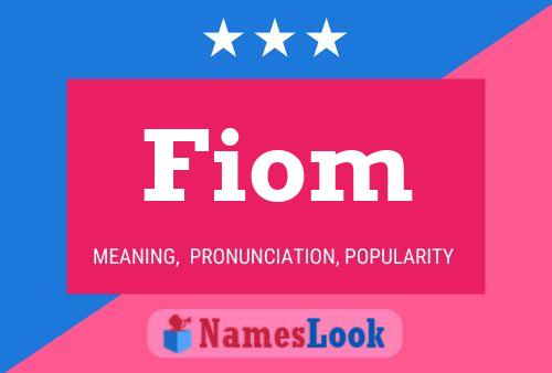 Постер имени Fiom