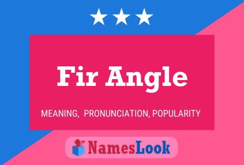 Постер имени Fir Angle