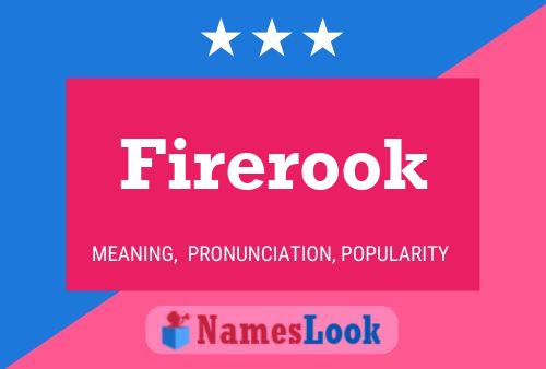 Постер имени Firerook