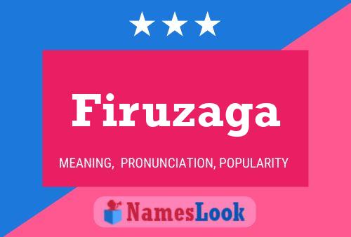 Постер имени Firuzaga