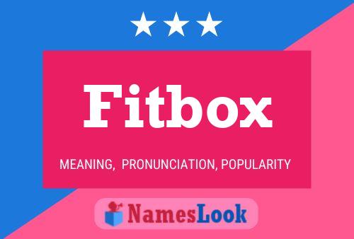 Постер имени Fitbox