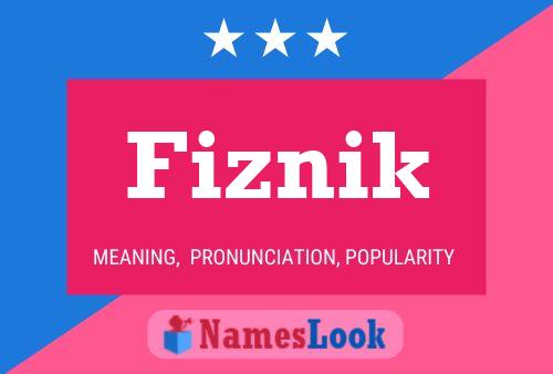 Постер имени Fiznik