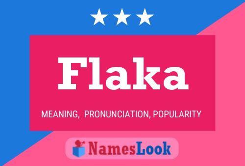 Постер имени Flaka