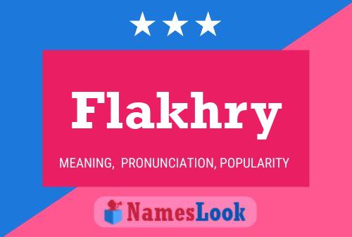 Постер имени Flakhry