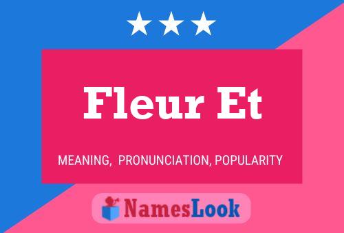 Постер имени Fleur Et