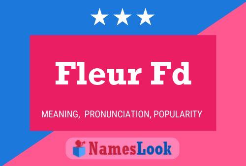 Постер имени Fleur Fd