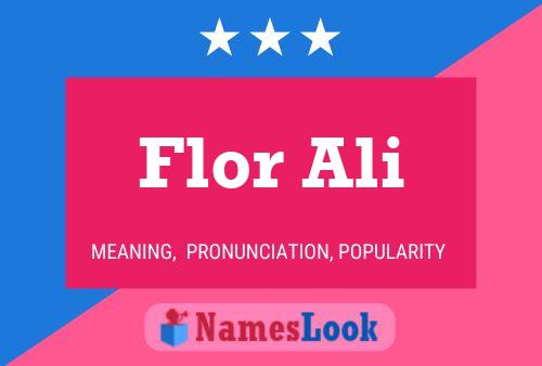 Постер имени Flor Ali