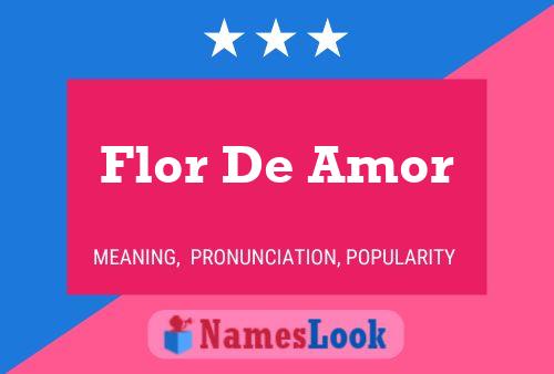 Постер имени Flor De Amor