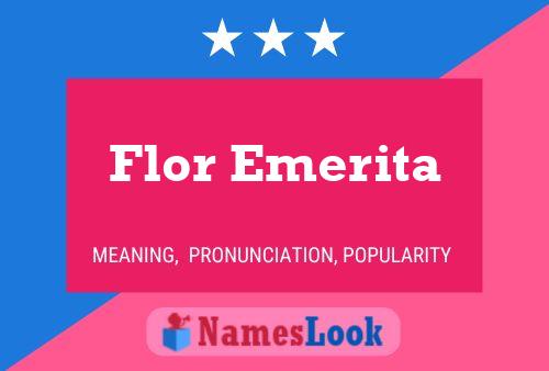 Постер имени Flor Emerita