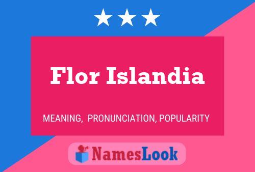 Постер имени Flor Islandia