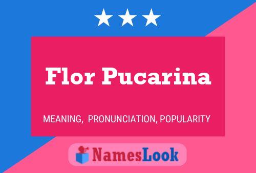 Постер имени Flor Pucarina