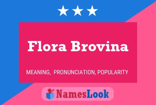 Постер имени Flora Brovina