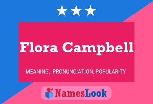 Постер имени Flora Campbell