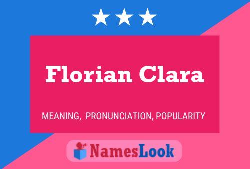 Постер имени Florian Clara