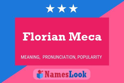 Постер имени Florian Meca