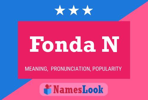 Постер имени Fonda N