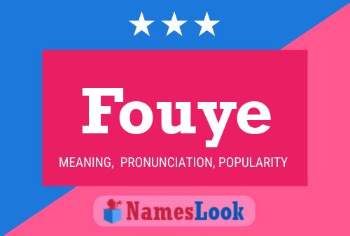 Постер имени Fouye