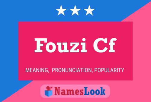 Постер имени Fouzi Cf