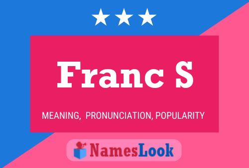 Постер имени Franc S