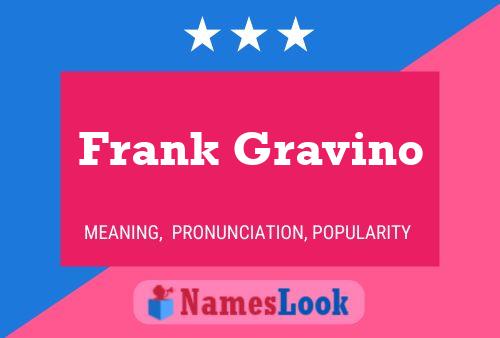 Постер имени Frank Gravino