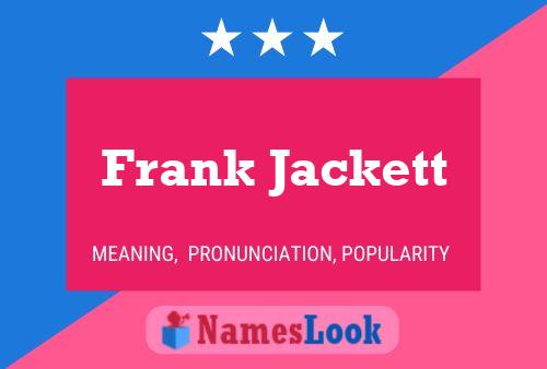 Постер имени Frank Jackett