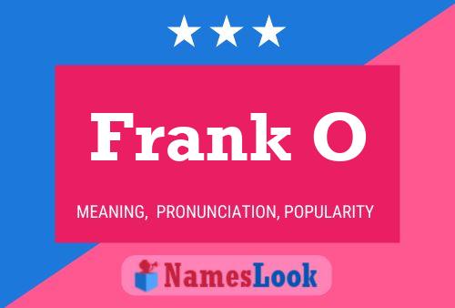 Постер имени Frank O