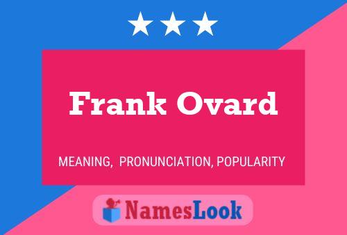 Постер имени Frank Ovard