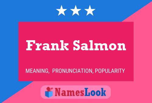 Постер имени Frank Salmon