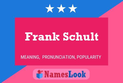 Постер имени Frank Schult