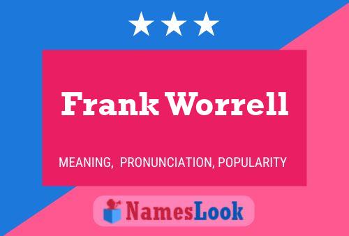 Постер имени Frank Worrell