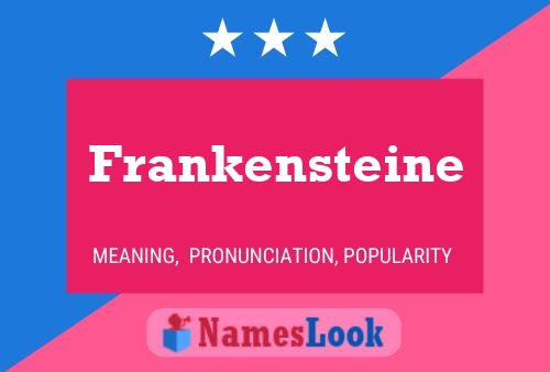 Постер имени Frankensteine