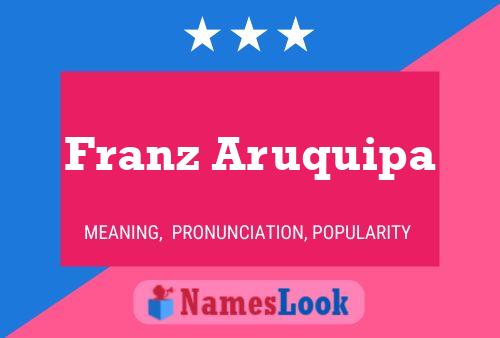 Постер имени Franz Aruquipa